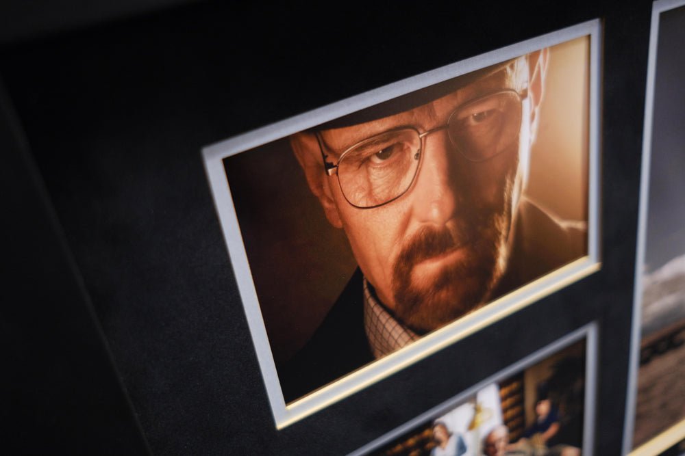 Breaking Bad Bryan Cranston signed whitecard - Memorabilia Framers Shop