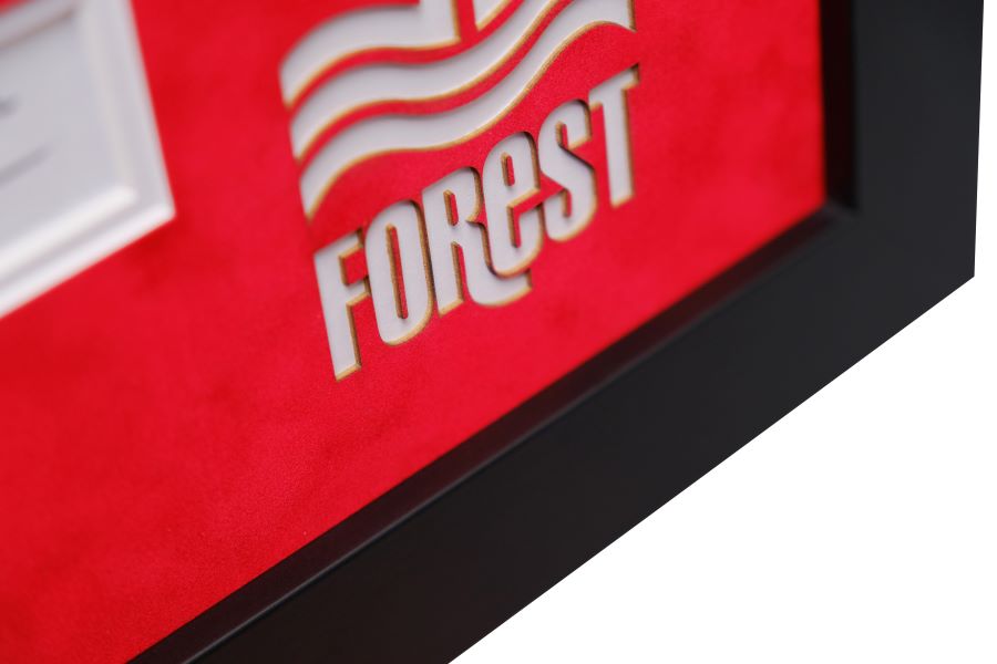 Brian Clough Signed Photograph Nottingham Forest Display - Memorabilia Framers Shop