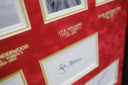 British And Irish Legends 11 Signed Whitecard Framed Display - Memorabilia Framers Shop
