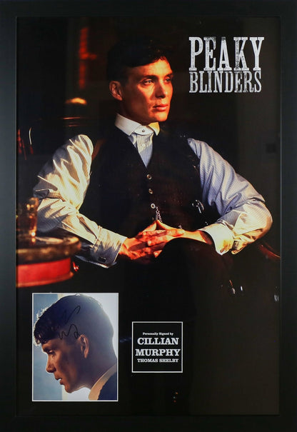 Cillian Murphey Signed Peaky Blinders 12x8 Photograph Framed Display - Memorabilia Framers Shop