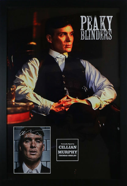 Cillian Murphey Signed Peaky Blinders 12x8 Photograph Framed Display - Memorabilia Framers Shop
