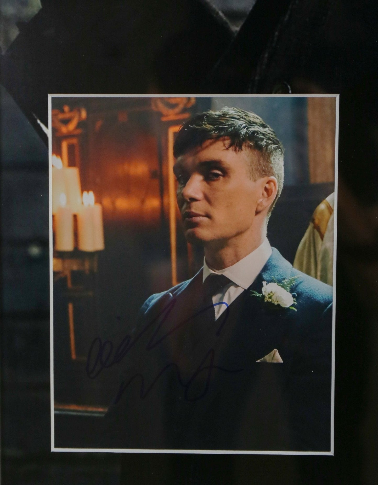 Cillian Murphey Signed Peaky Blinders 12x8 Photograph Framed Display - Memorabilia Framers Shop