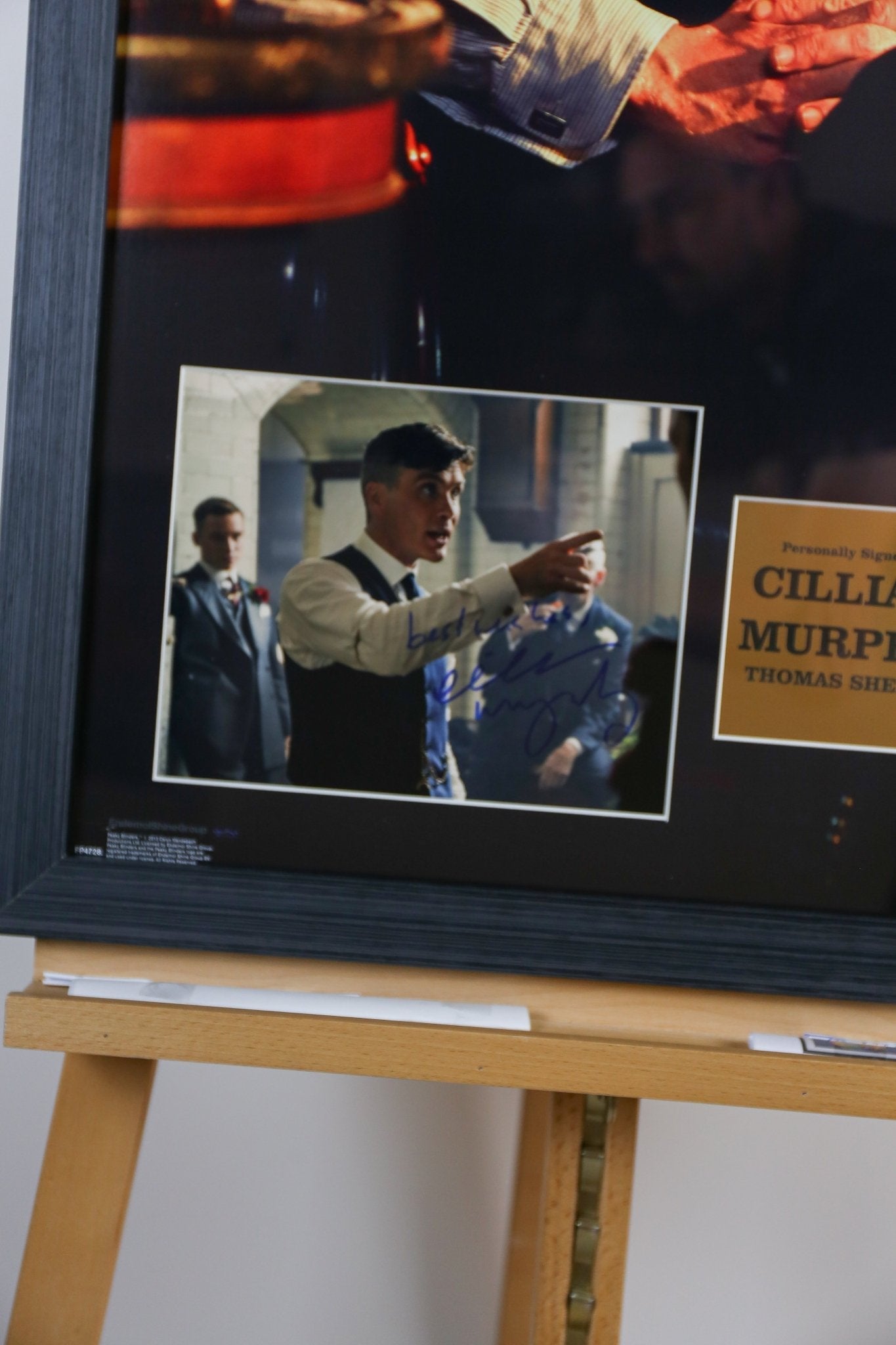 Cillian Murphey Signed Peaky Blinders 12x8 Photograph Framed Display - Memorabilia Framers Shop