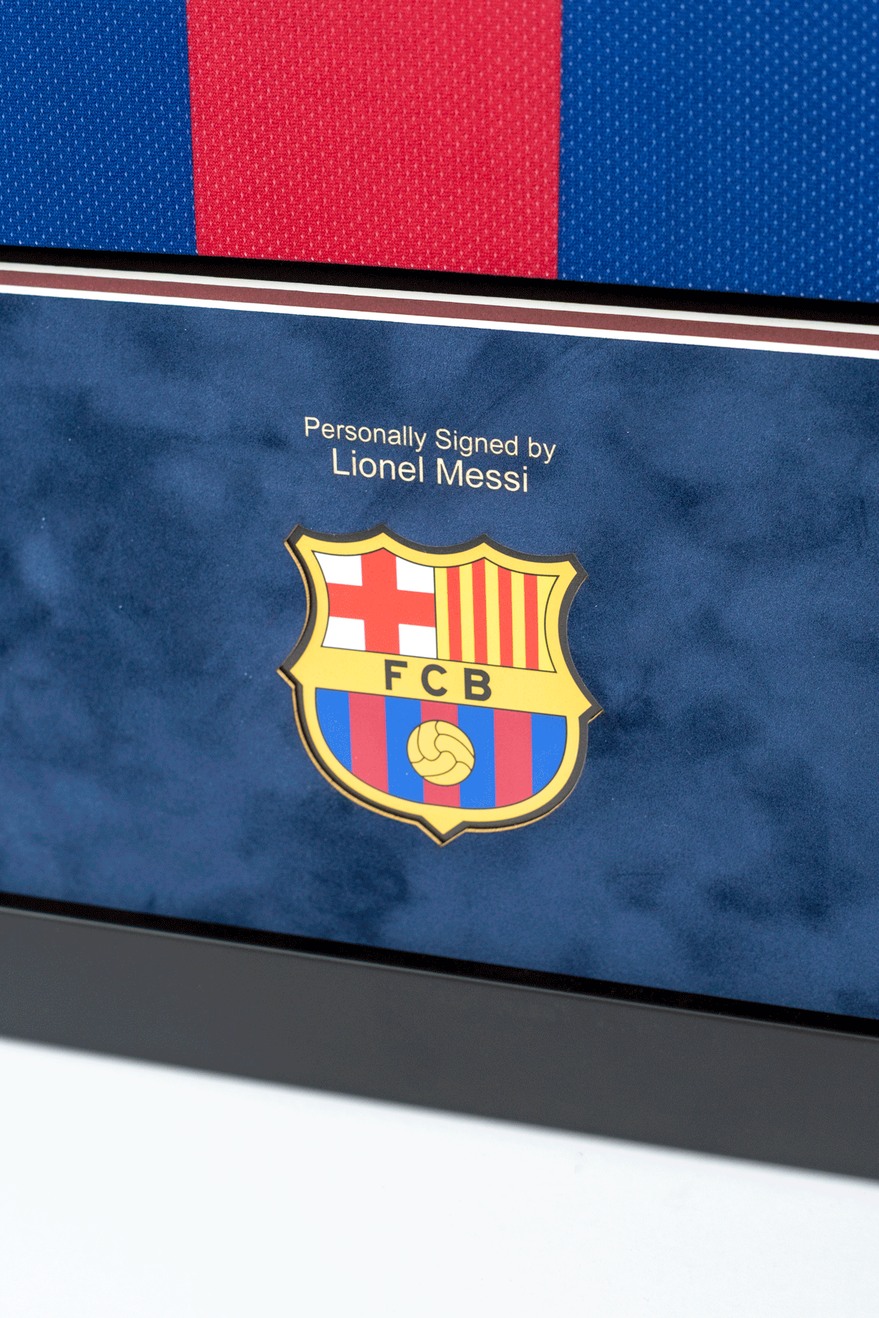 Lionel Messi Signed Barcelona FC Shirt Framed Display