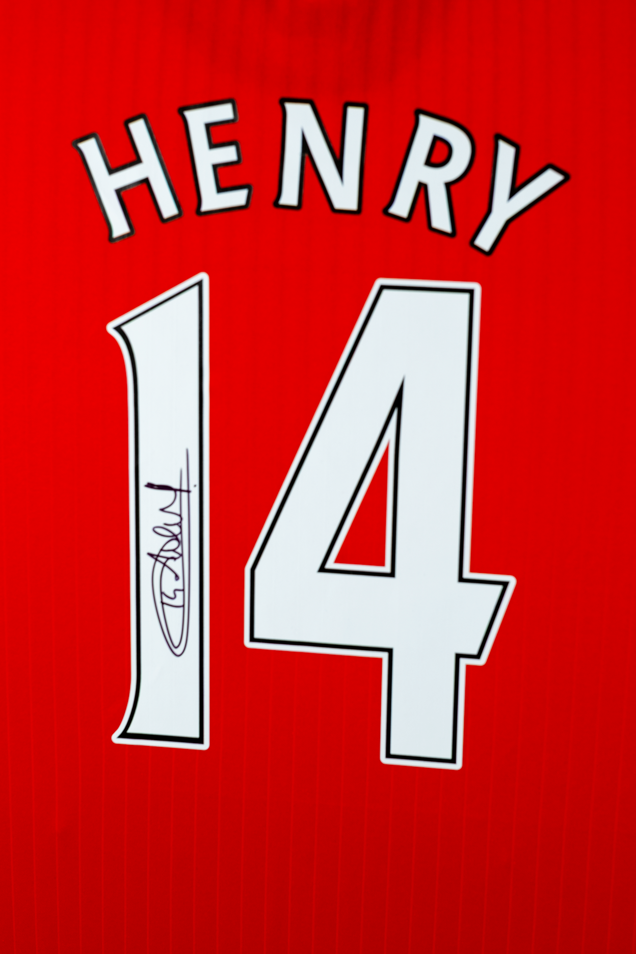 Theirry Henry Signed Shirt
