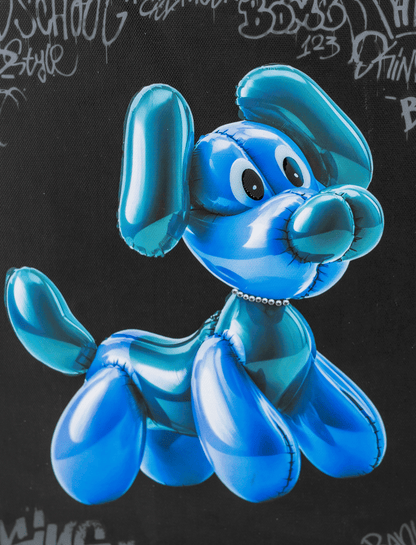 Blue blow dog by Onelife183