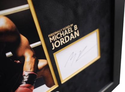 Creed Film tribute signed white card by Michael B Jordan - Memorabilia Framers Shop