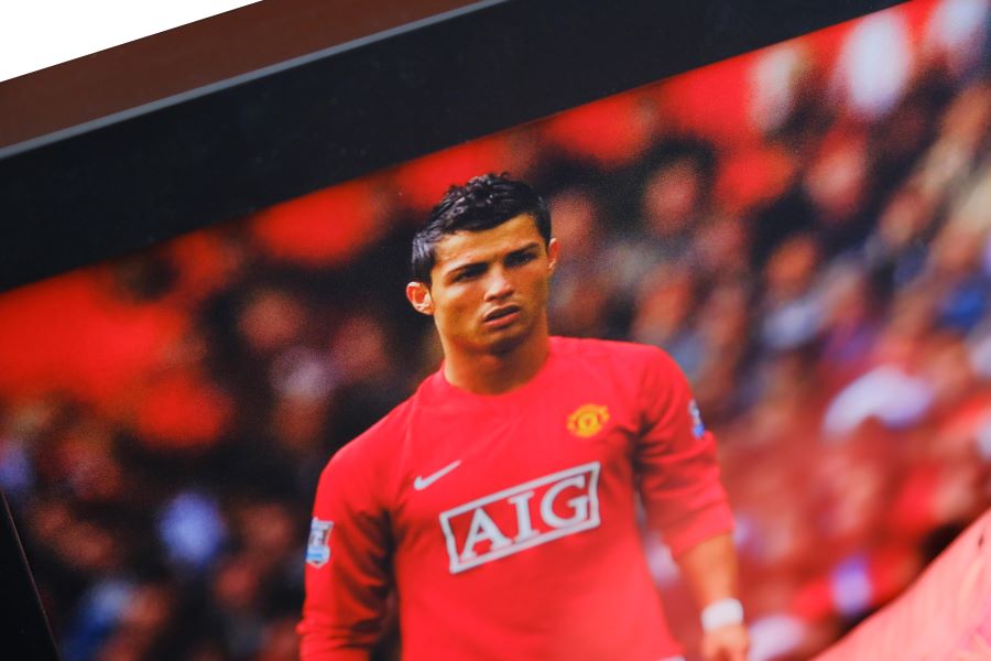 Cristiano Ronaldo Signed Boot Framed Display - Memorabilia Framers Shop