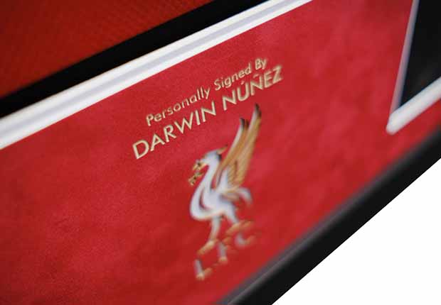 Darwen Núñez signed home shirt Liverpool F.C. - Memorabilia Framers Shop