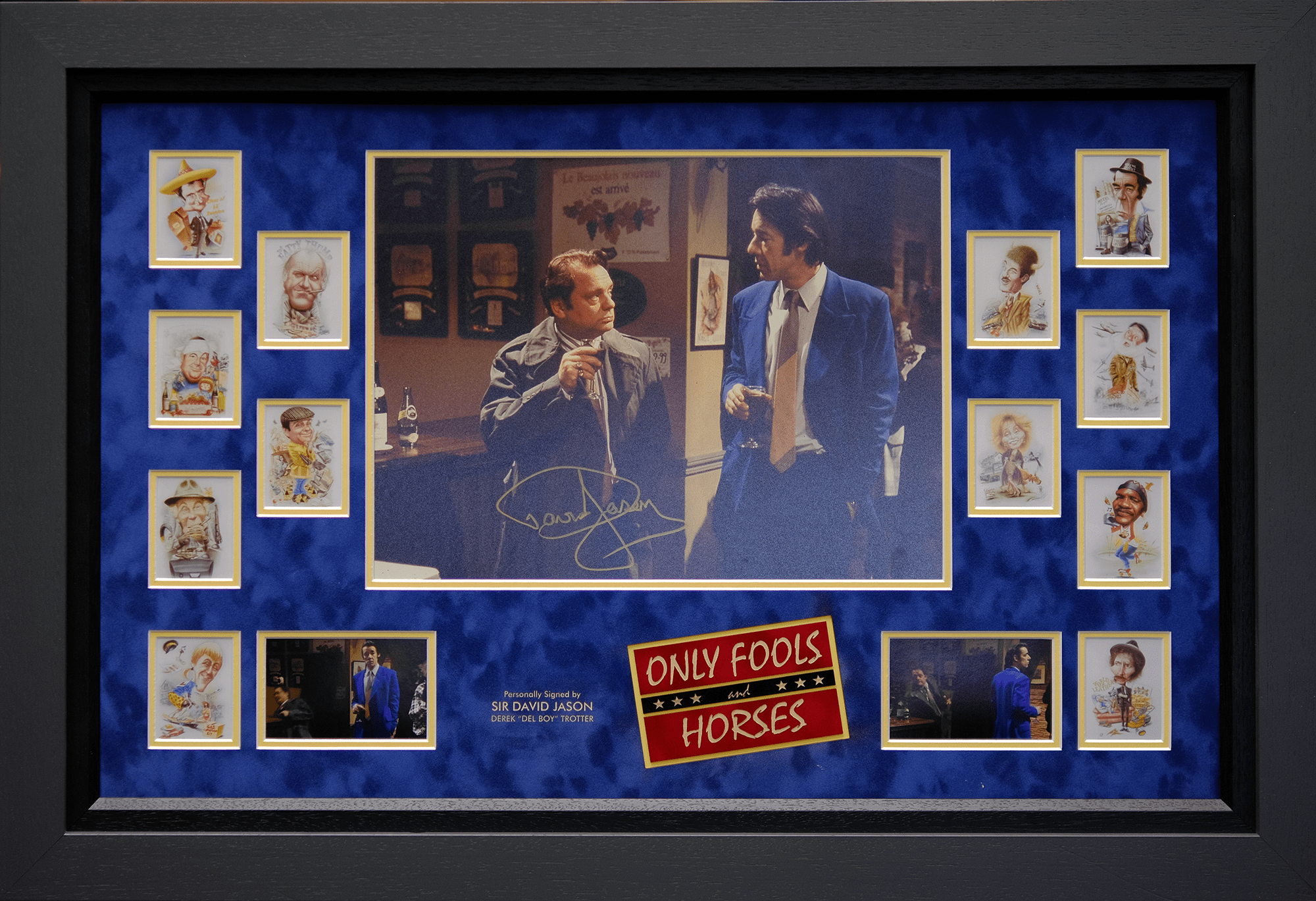David Jason, Only Fools And Horses Framed Display - Memorabilia Framers Shop