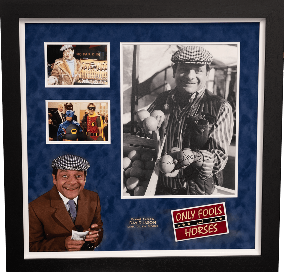 David Jason Signed Photograph Display - Memorabilia Framers Shop