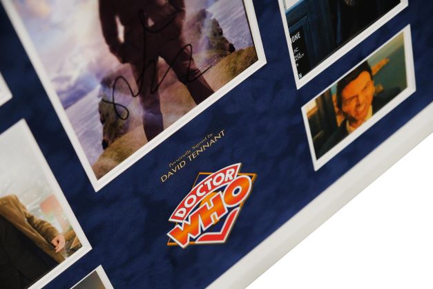 David Tennant, Doctor Who Signed Whitecard Framed Display - Memorabilia Framers Shop