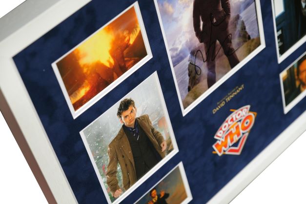 David Tennant, Doctor Who Signed Whitecard Framed Display - Memorabilia Framers Shop