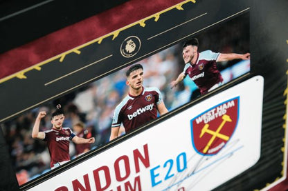 Declan Rice Signed Roadsign Framed Display - Memorabilia Framers Shop