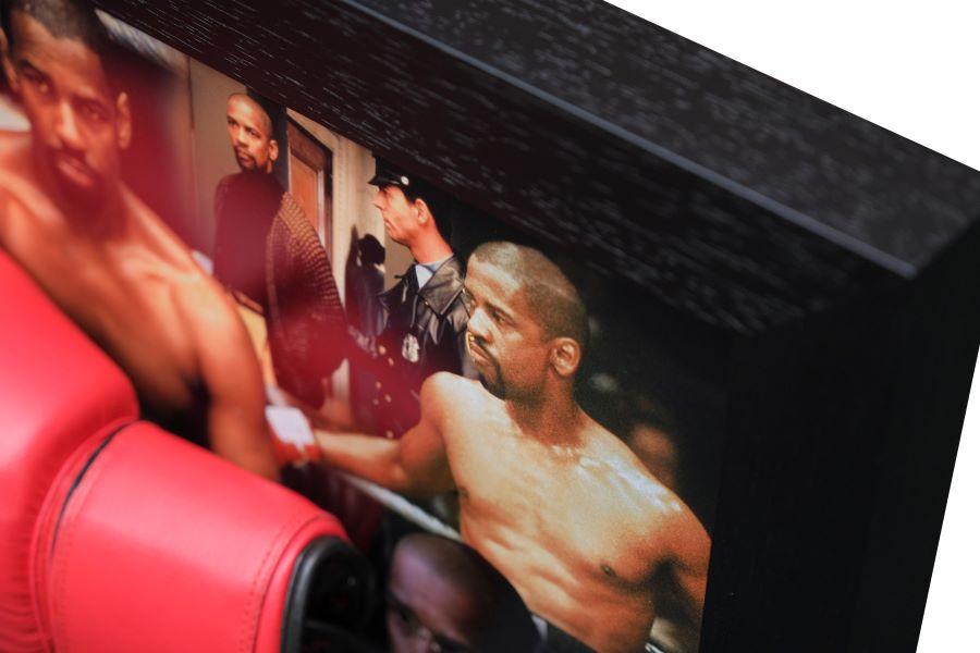 Denzel Washington Signed Glove Framed Display - Memorabilia Framers Shop