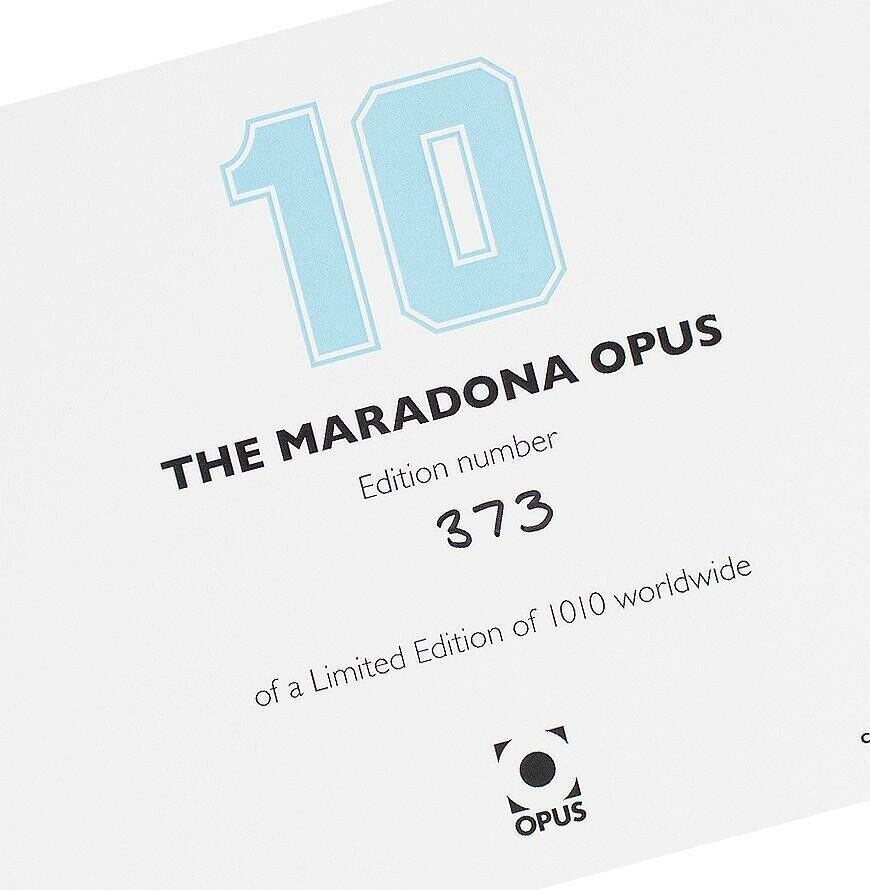 Diego Maradona Limited Edition Signed Opus Book - Memorabilia Framers Shop