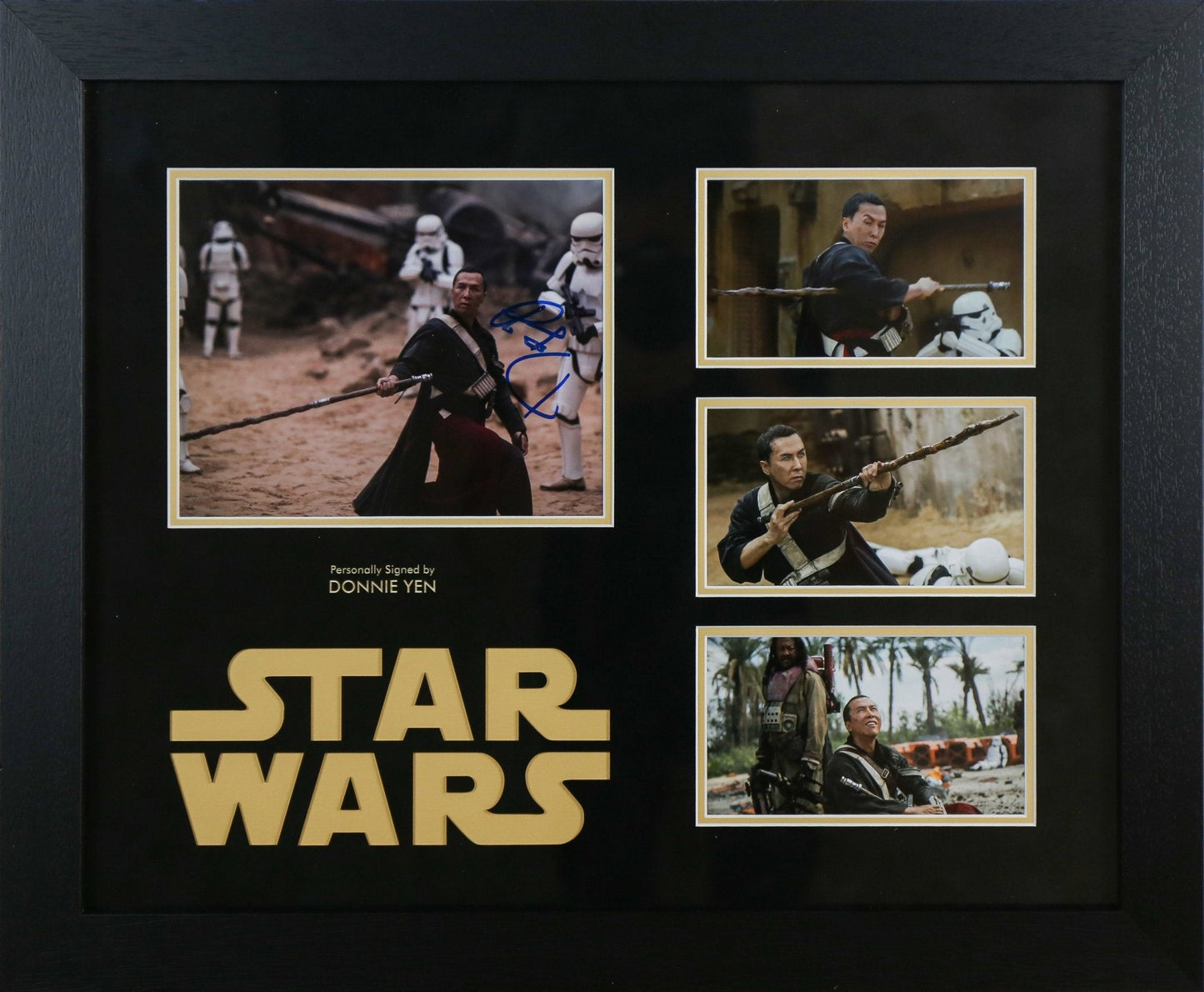 Donnie Yen, Star Wars Signed 12x8 Photograph Framed Display - Memorabilia Framers Shop