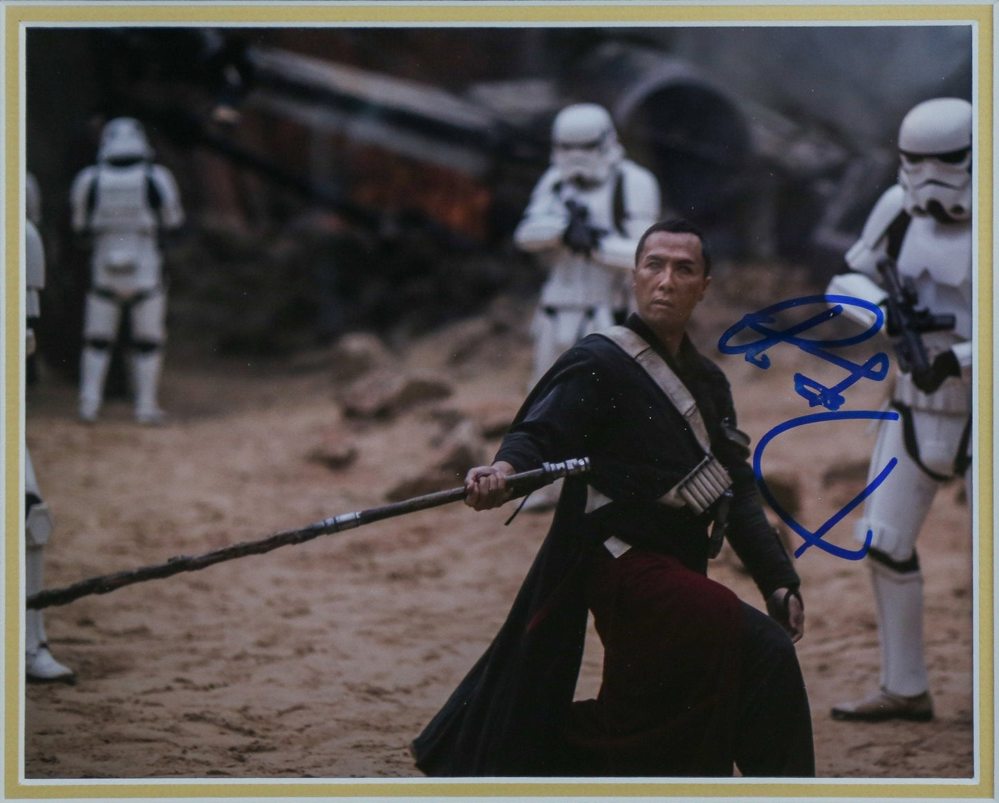 Donnie Yen, Star Wars Signed 12x8 Photograph Framed Display - Memorabilia Framers Shop