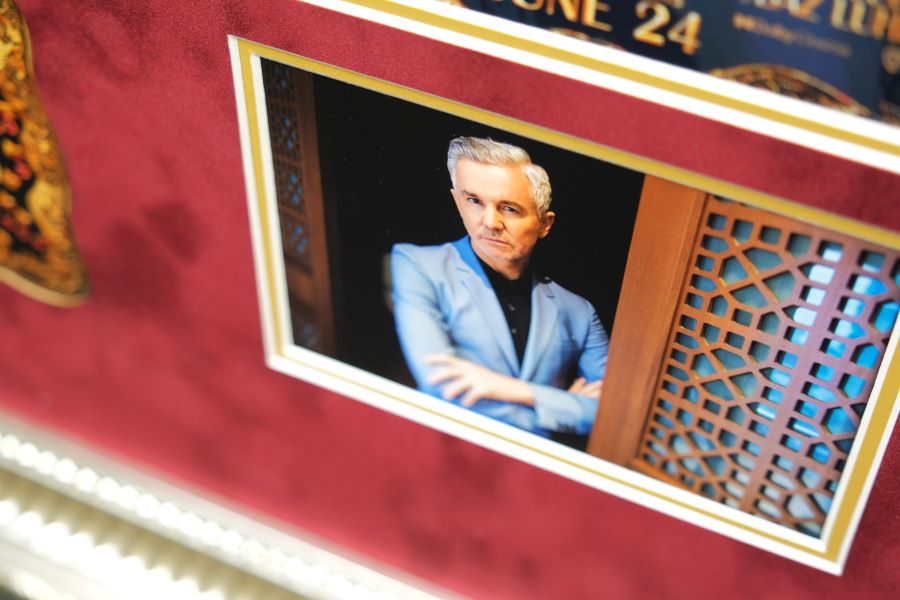 Elvis Movie Signed Display by Austin Butler and Baz Luhrmann - Memorabilia Framers Shop