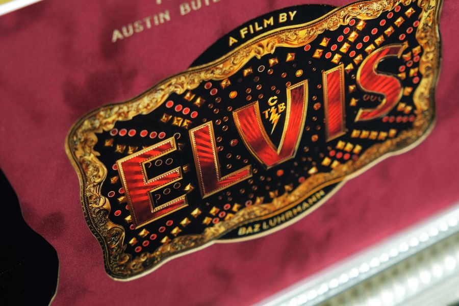 Elvis Movie Signed Display by Austin Butler and Baz Luhrmann - Memorabilia Framers Shop