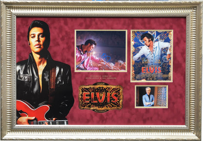Elvis Movie Signed Display by Austin Butler and Baz Luhrmann - Memorabilia Framers Shop