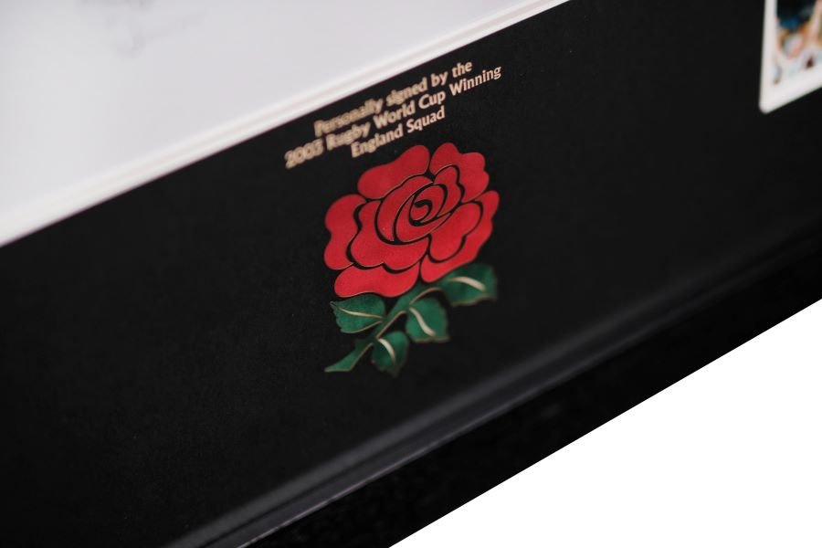 England Rugby World Cup Winners 2003 Signed Print - Memorabilia Framers Shop
