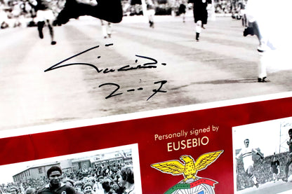 Eusebio Signed Photo Framed Display
