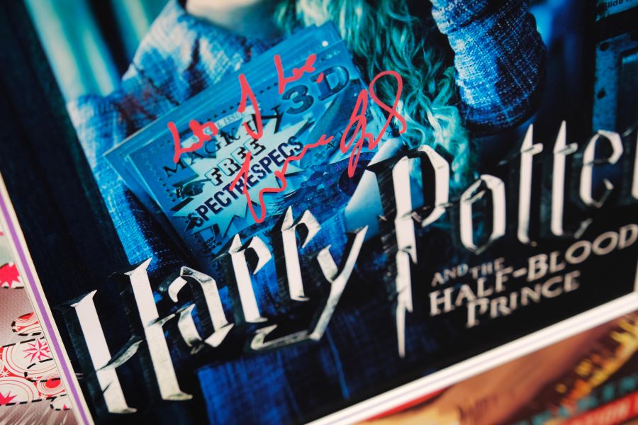 Evanna Lynch Potter Signed Photograph Harry Potter Display - Memorabilia Framers Shop