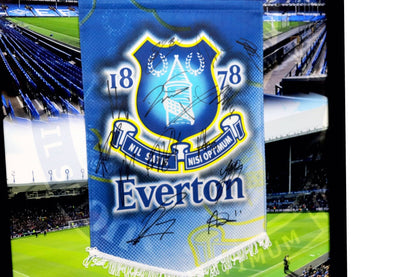 Everton Signed Pennant Framed Display - Memorabilia Framers Shop