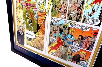 Fantastic Four Comic Signed by Stan Lee - Memorabilia Framers Shop