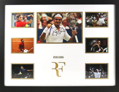 Roger Federer Signed Photo Display