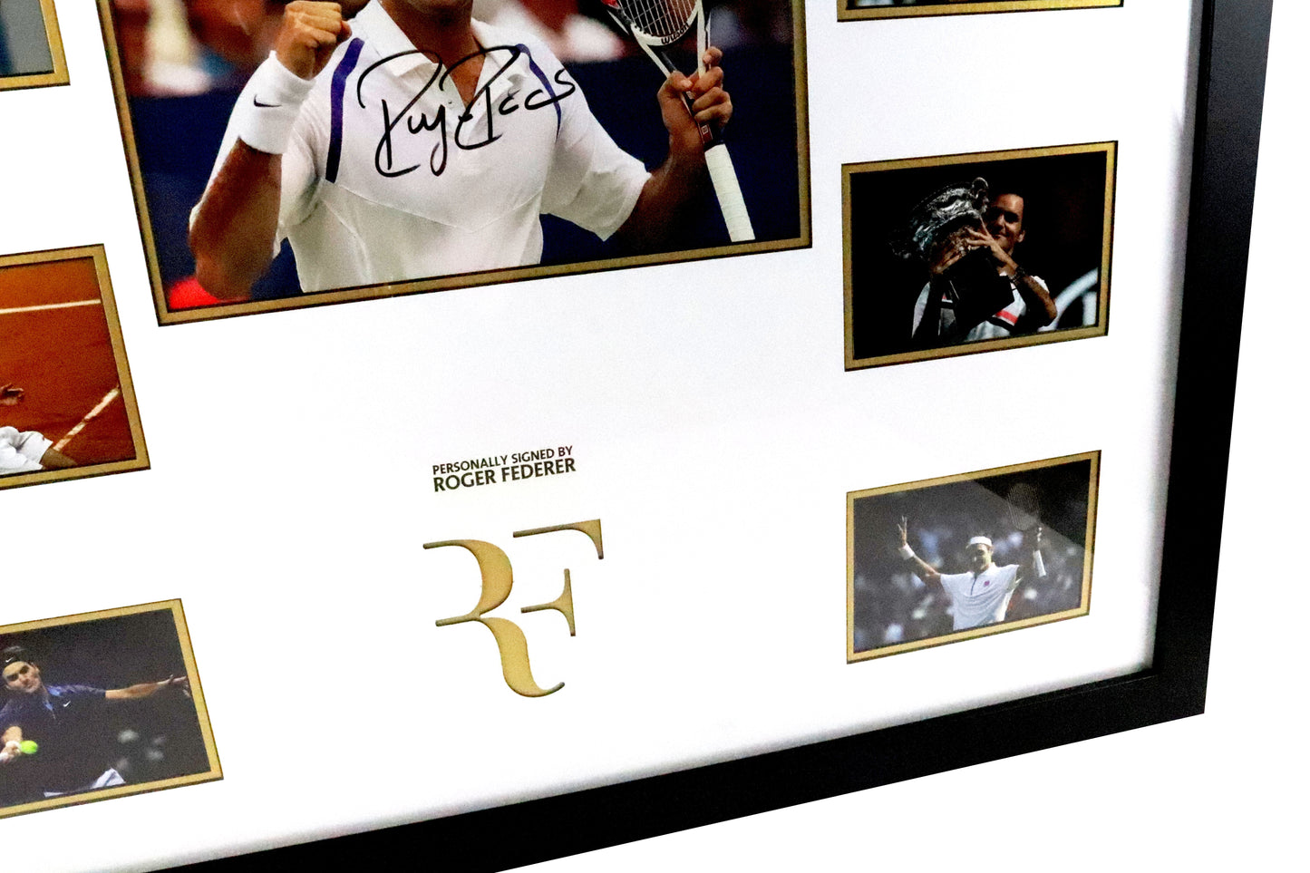 Roger Federer Signed Photo Display