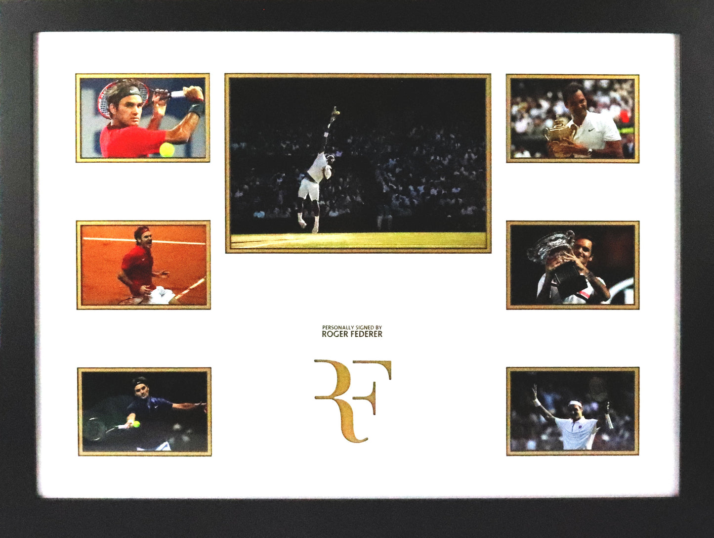Roger Federer Signed Photograph Display