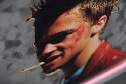 Fight Club Framed Display Signed by Brad Pitt - Memorabilia Framers Shop