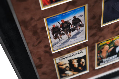 Filmography Photograph Display Signed by George Clooney - Memorabilia Framers Shop