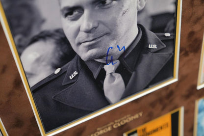 Filmography Photograph Display Signed by George Clooney - Memorabilia Framers Shop