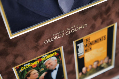 Filmography Photograph Display Signed by George Clooney - Memorabilia Framers Shop