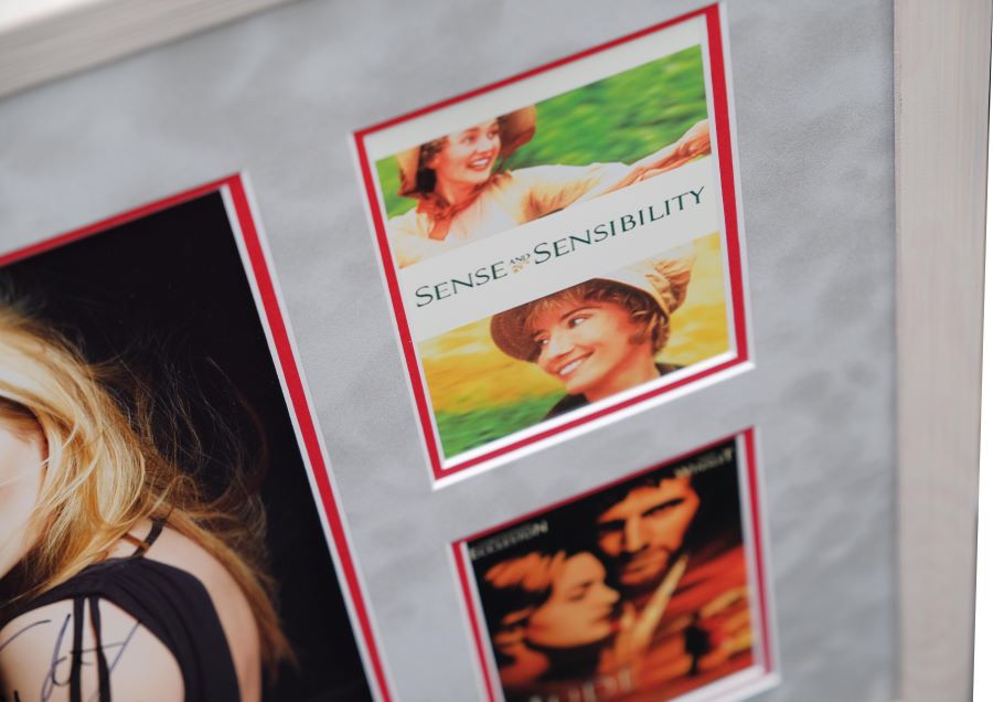 Filmography Photograph Framed Signed by Kate Winslet - Memorabilia Framers Shop
