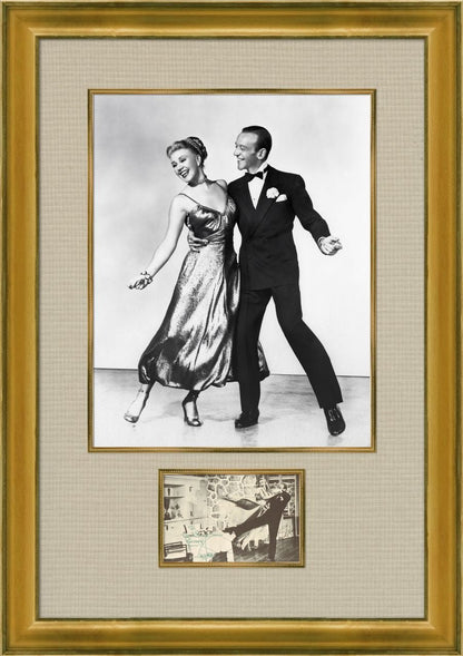Fred Astaire and Ginger Rogers Signed Photograph - Memorabilia Framers Shop