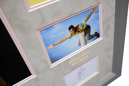 Fresh Prince Of Bel-Air signed white card by Will Smith - Memorabilia Framers Shop