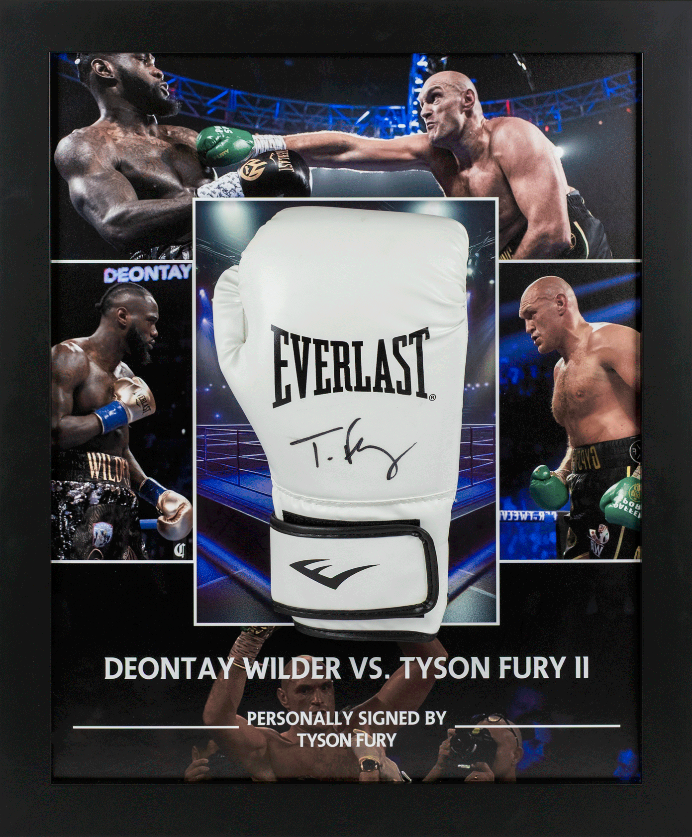 Tyson Fury Signed Glove Framed Display