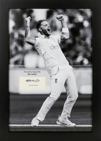 Ben Stokes Whitecard Photo Display