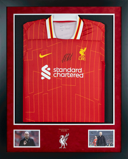 Arne Slot Signed Liverpool Football Shirt