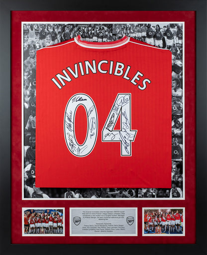 Arsenal Invincibles Shirt Framed Display