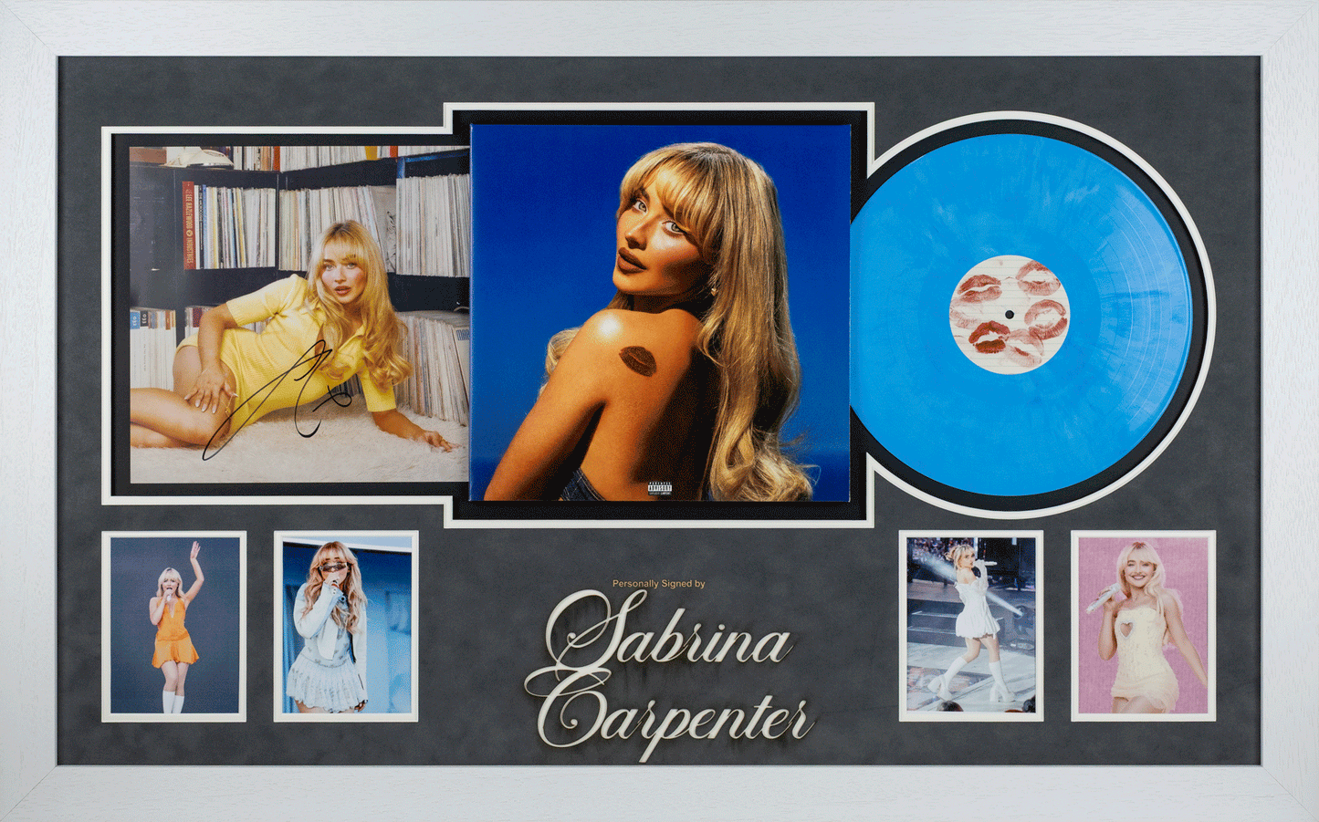 Sabrina Carpenter Short n' Sweet Vinyl Signed Display