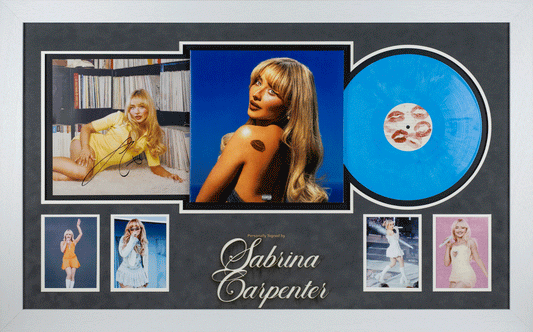 Sabrina Carpenter Short n' Sweet Vinyl Signed Display