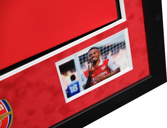 Gabriel Jesus Signed Shirt Framed Display - Memorabilia Framers Shop
