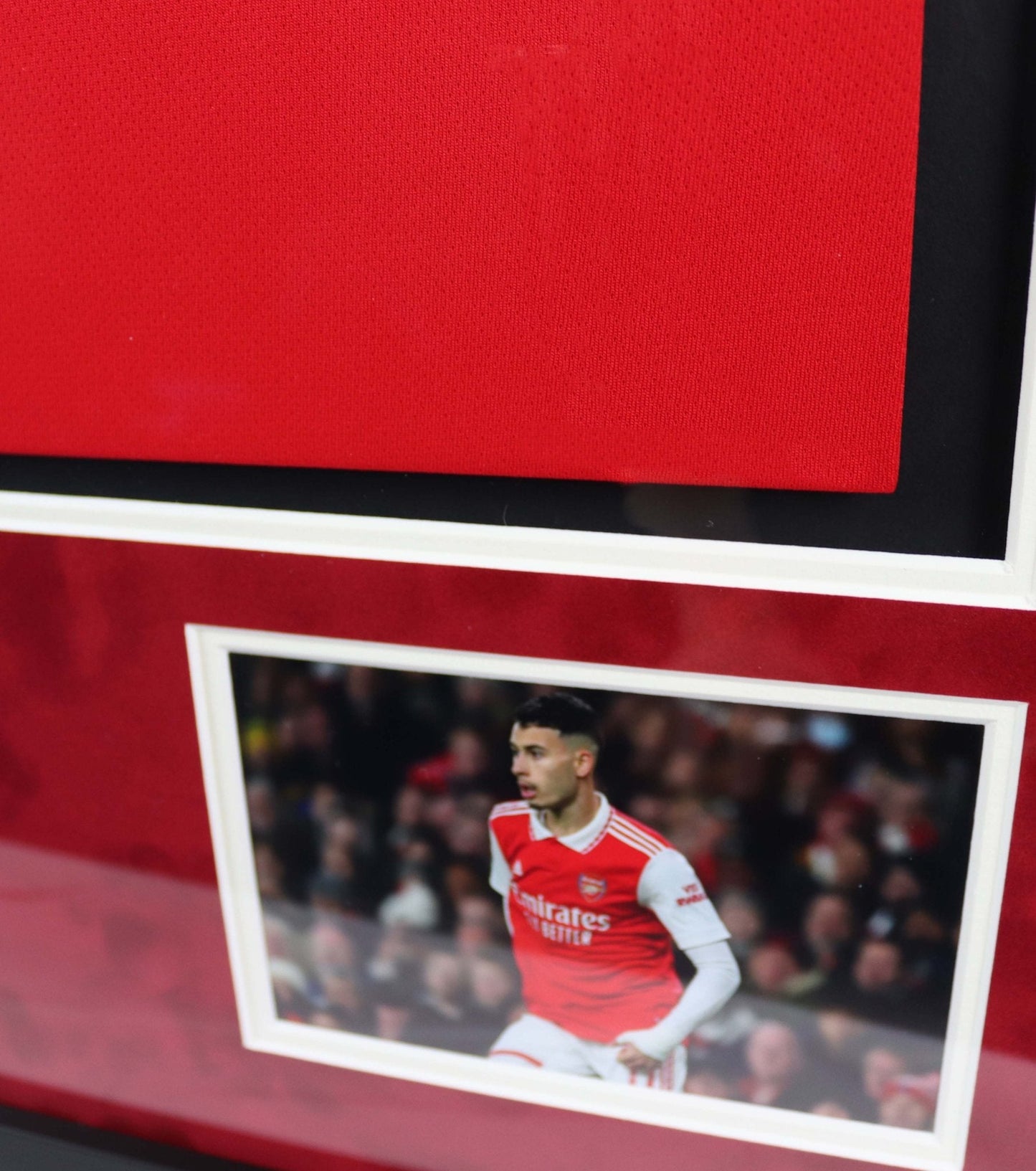 Gabriel Martinelli signed Arsenal shirt - Memorabilia Framers Shop