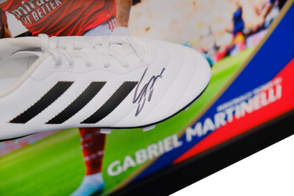 Gabriel Martinelli Signed Boot Framed Display - Memorabilia Framers Shop