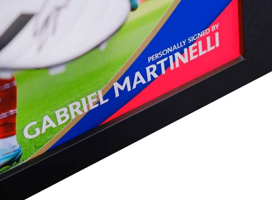 Gabriel Martinelli Signed Boot Framed Display - Memorabilia Framers Shop